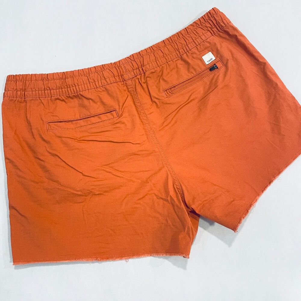 ~ VUORI Med Vintage Ripstop Short DuraTerra Rust Terracotta Womens Cut Off VW385 - Picture 13 of 16